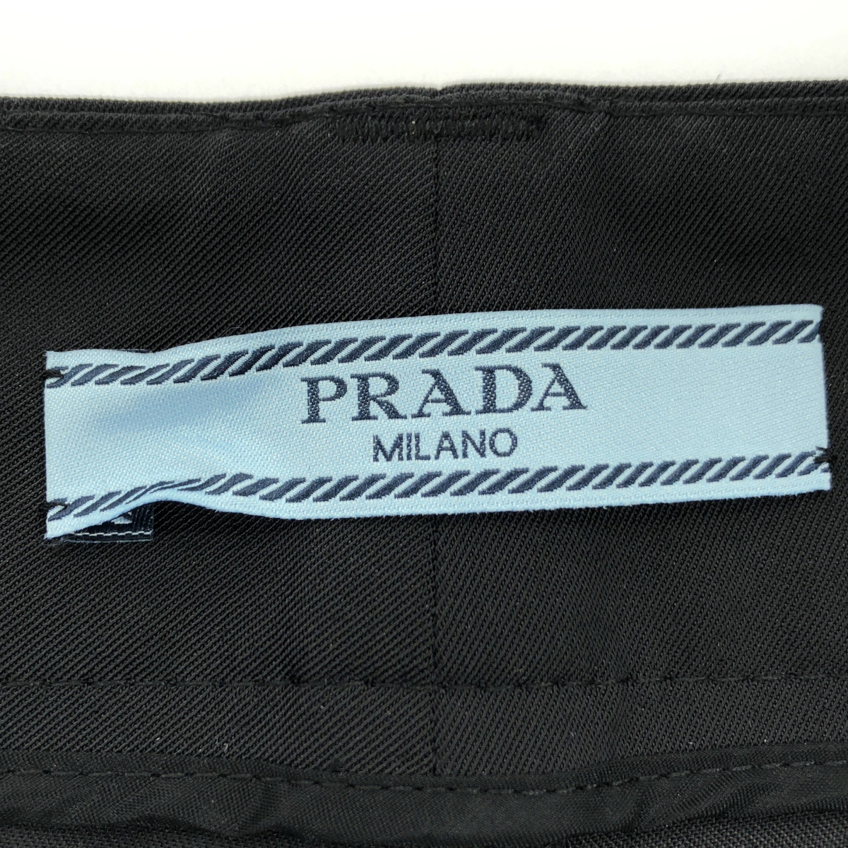 PRADA / プラダ ロゴ ラバーパッチ スラックス