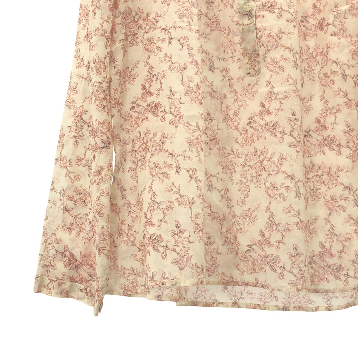 ISABEL MARANT ETOILE / イザベルマランエトワール 総柄 バンドカラー プルオーバー シャツ ブラウス