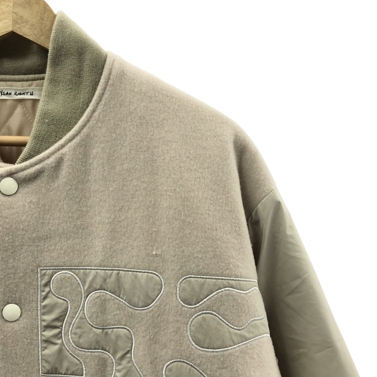 YEAH RIGHT!! / イエーライト キルト バーシティ スタジアム ジャケット