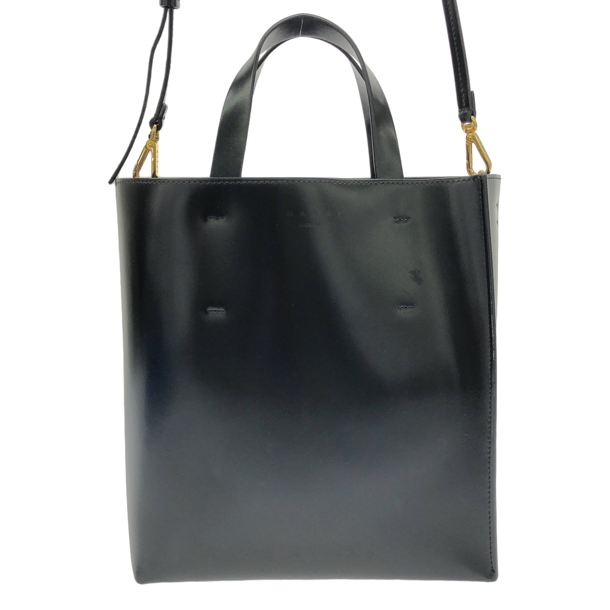 MARNI / マルニ MUSEO BAG SMALL ミュゼオ スモール 2Way レザー トートバッグ