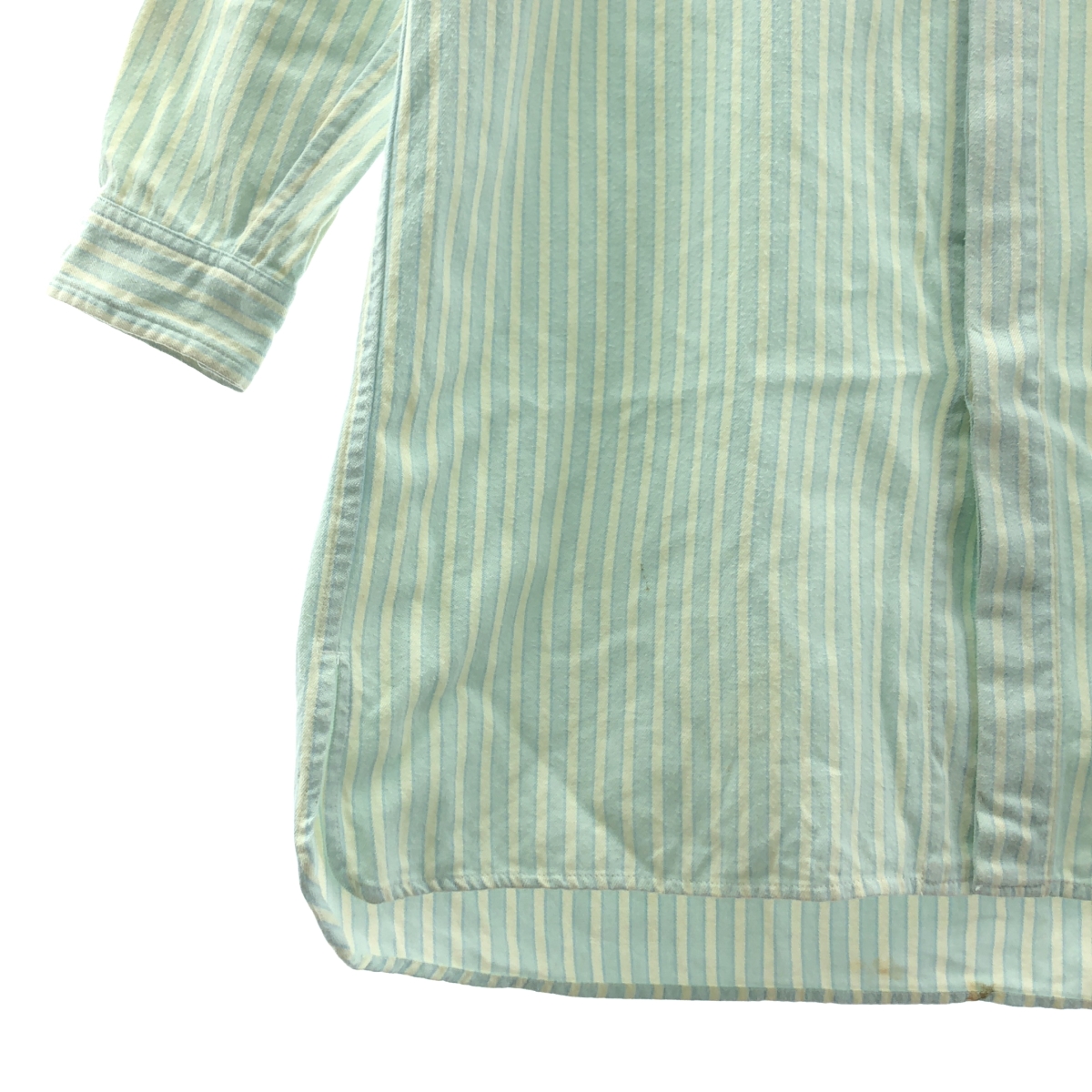 PORTER CLASSIC / ポータークラシック コットン ストライプ ロングシャツ