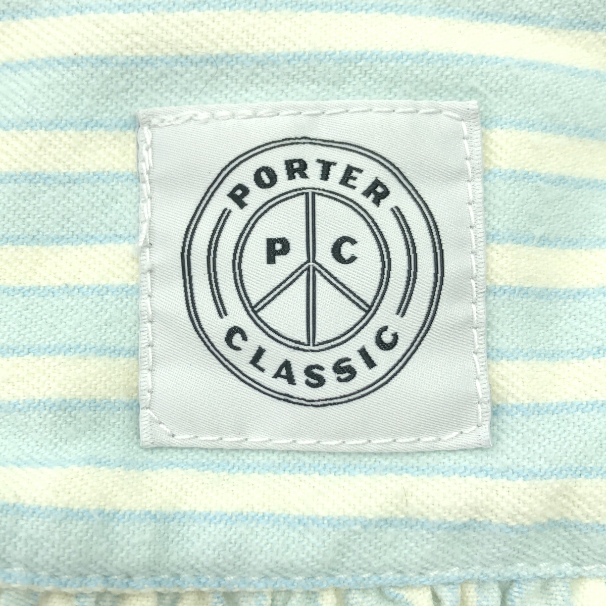 PORTER CLASSIC / ポータークラシック コットン ストライプ ロングシャツ