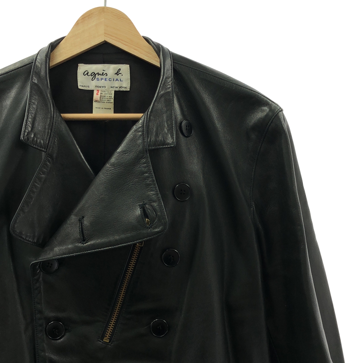 Agnes b. / アニエスベー SPECIAL / レザー ナポレオンジャケット ライダース
