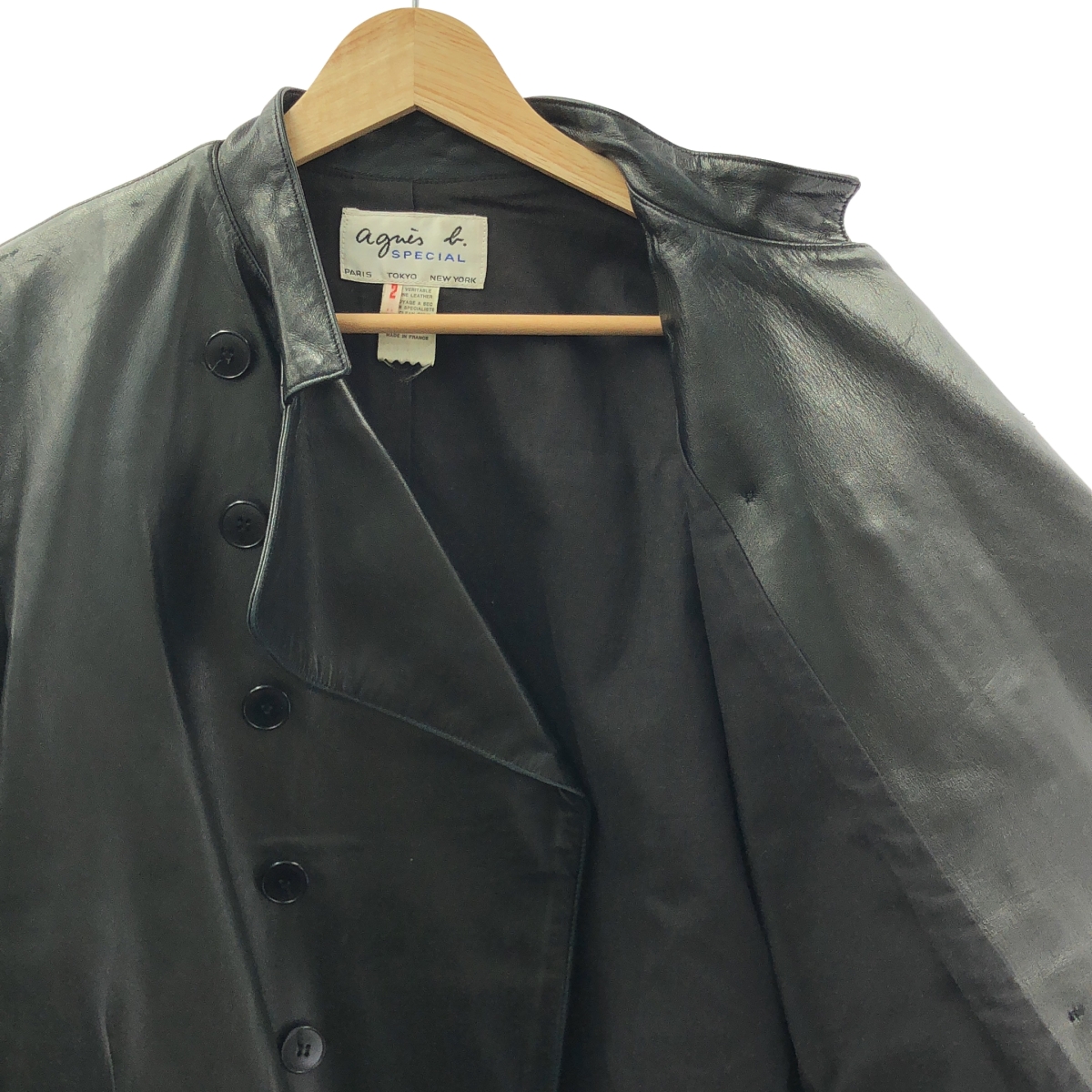 Agnes b. / アニエスベー SPECIAL / レザー ナポレオンジャケット ライダース