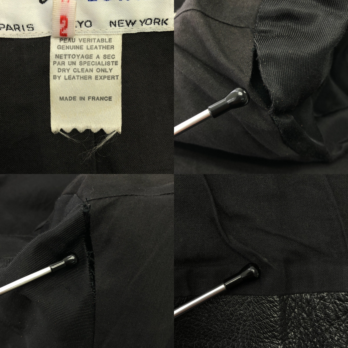 Agnes b. / アニエスベー SPECIAL / レザー ナポレオンジャケット ライダース