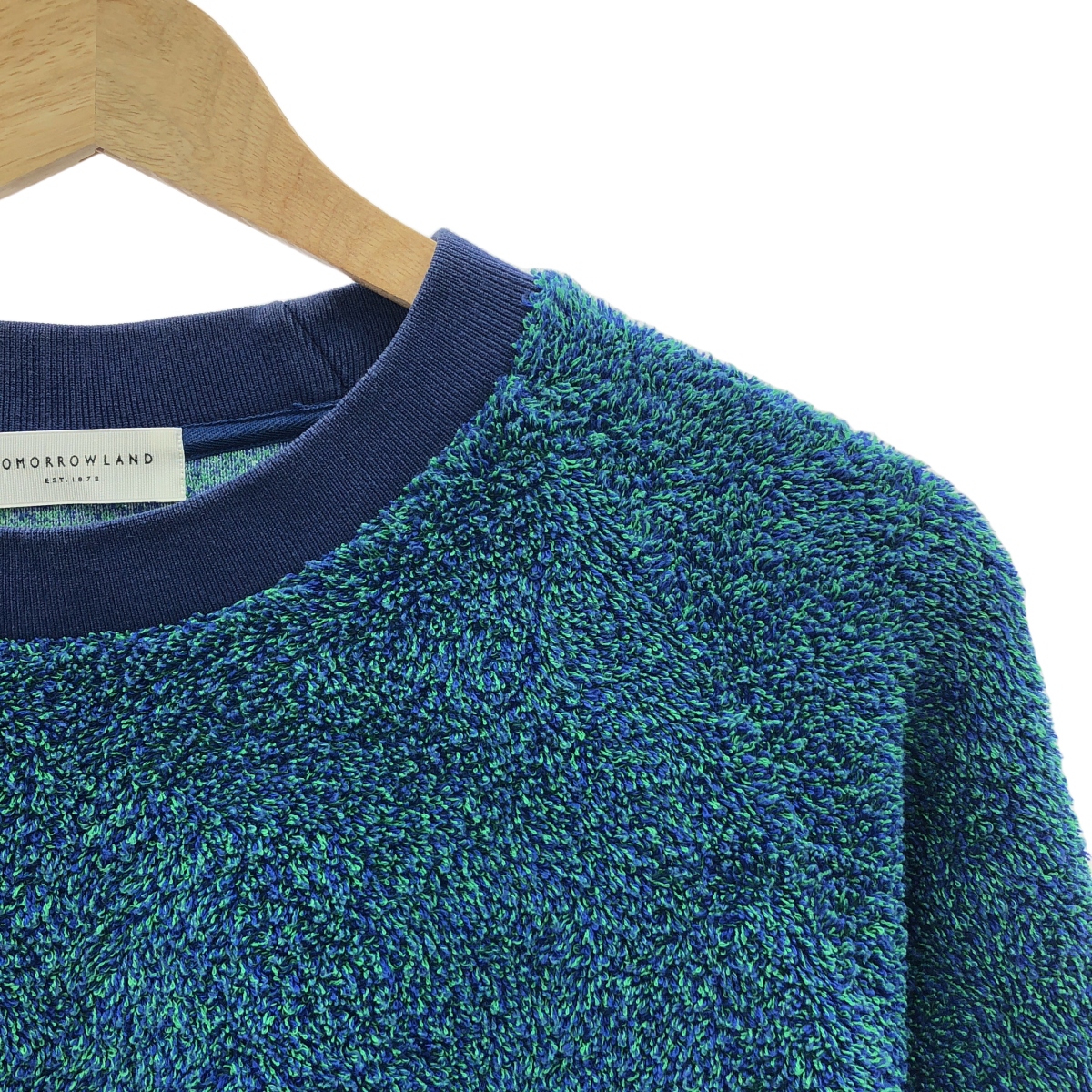 TOMORROWLAND / トゥモローランド クルーネック マーブルパイルニット
