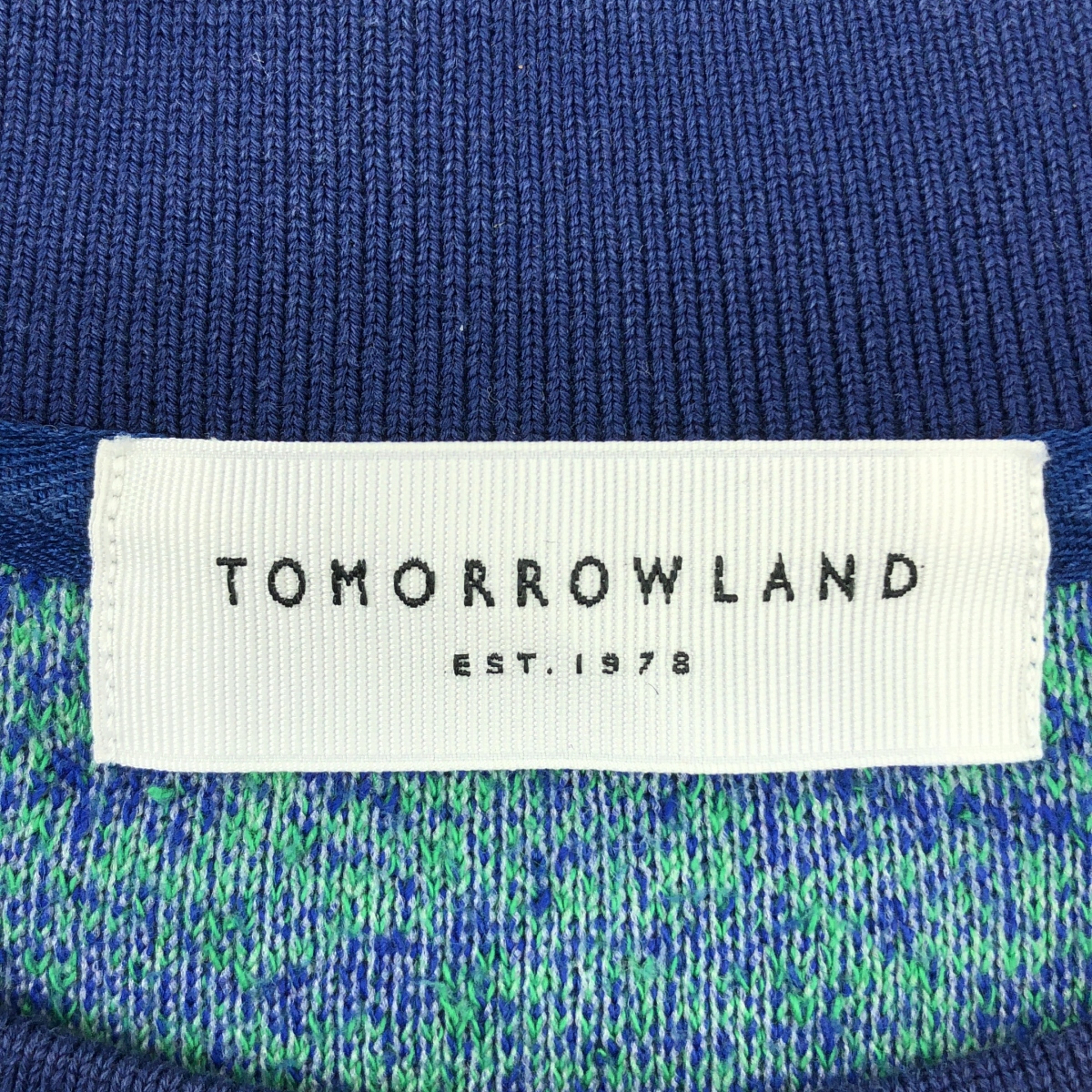 TOMORROWLAND / トゥモローランド クルーネック マーブルパイルニット