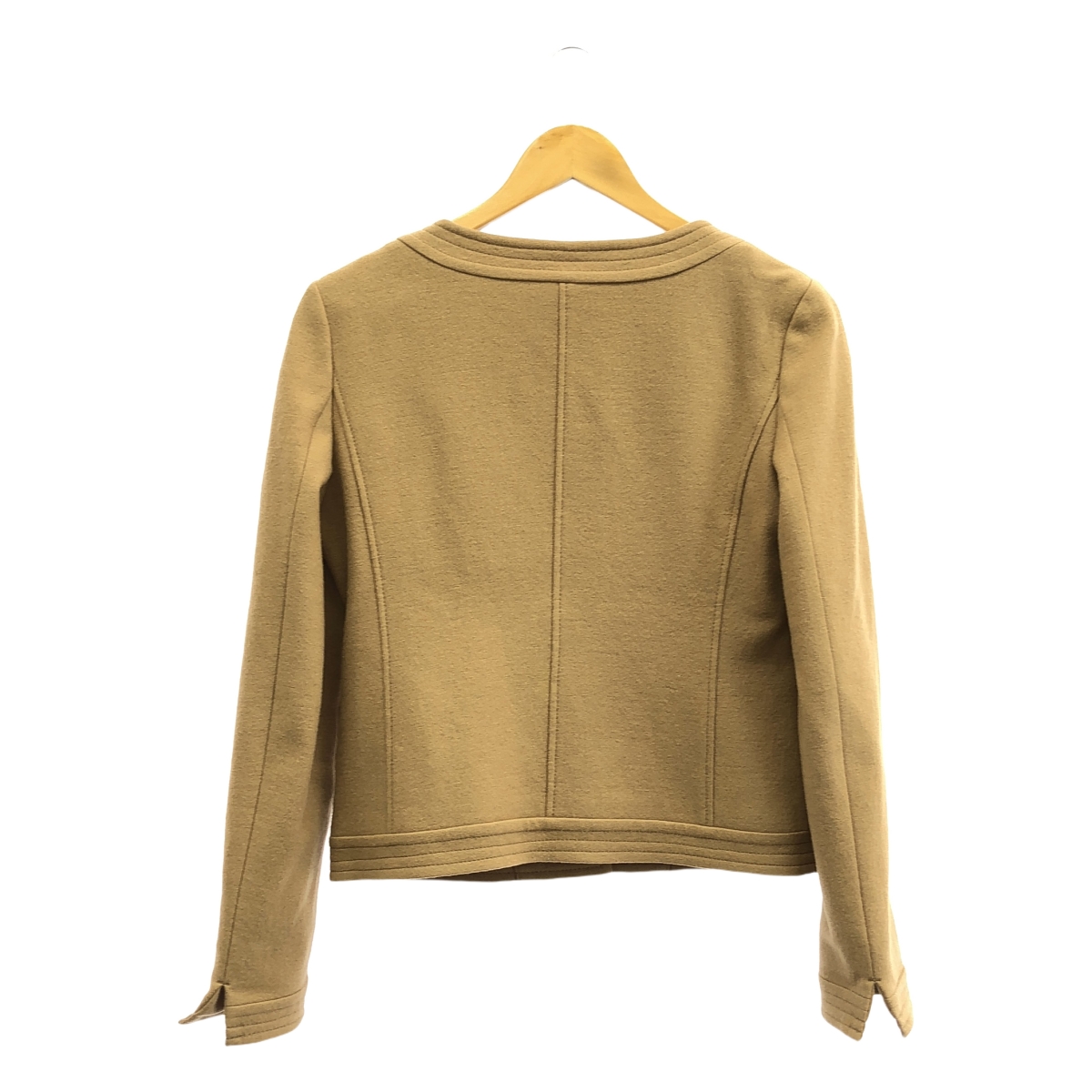 UNITED ARROWS / ユナイテッドアローズ ノーカラー ウール フック ジャケット