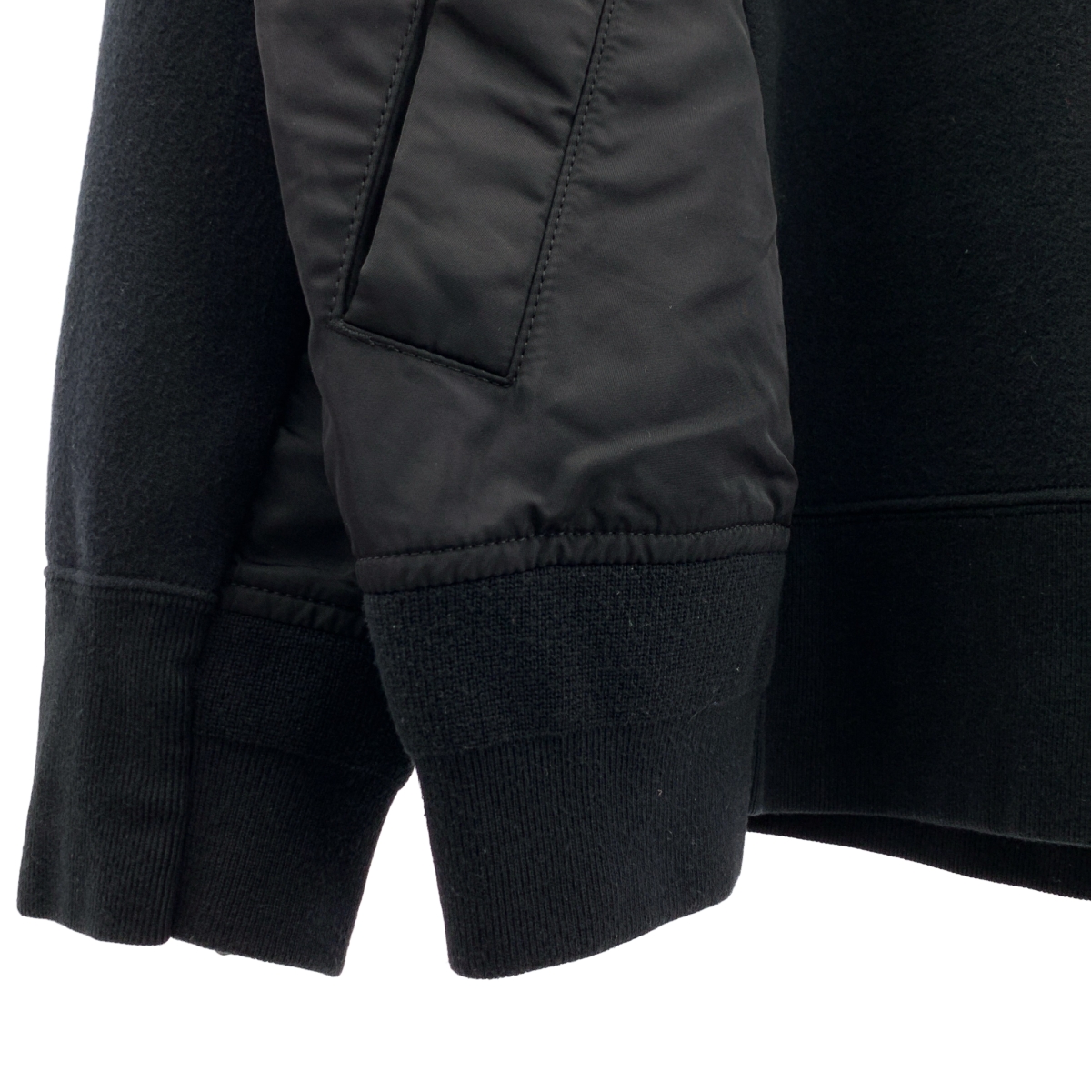 sacai / サカイ Hoodie Sponge Sweat ナイロンパネル切替パーカー