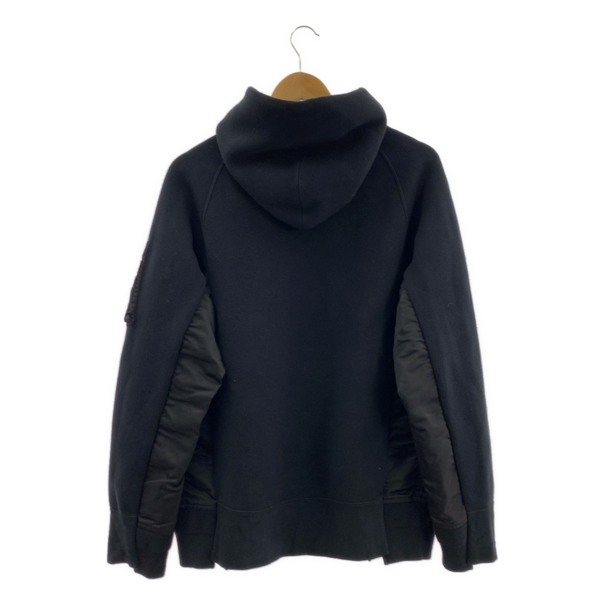 sacai / サカイ Hoodie Sponge Sweat ナイロンパネル切替パーカー
