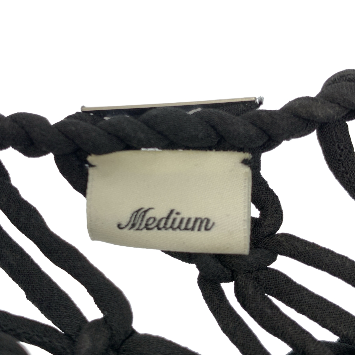 DRIES VAN NOTEN / ドリスヴァンノッテン 編み込み フリンジ ロゴプレート ベスト プルオーバー