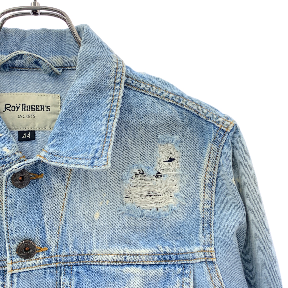 その他 ペンキ・ダメージ加工 デニムジャケット