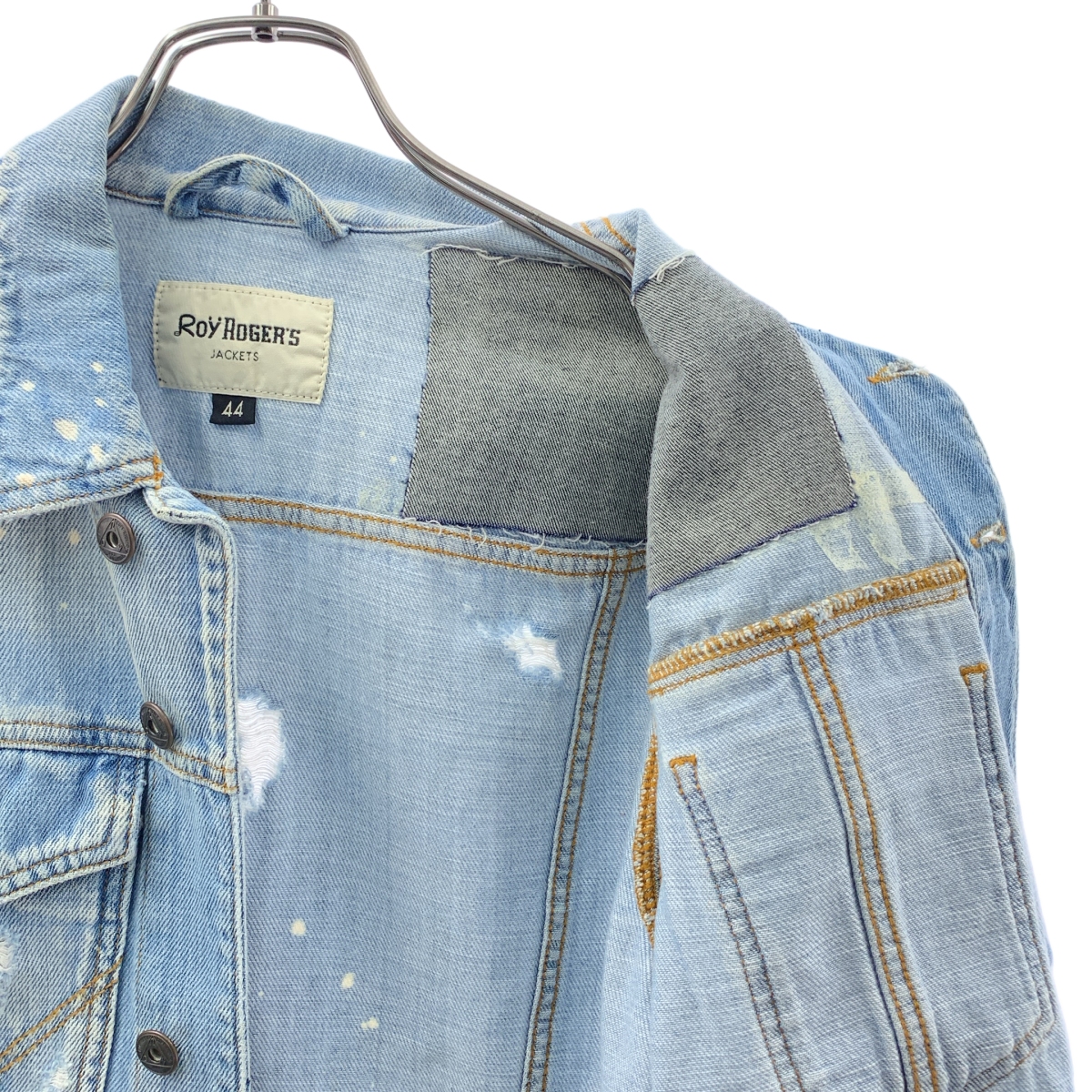 その他 ペンキ・ダメージ加工 デニムジャケット