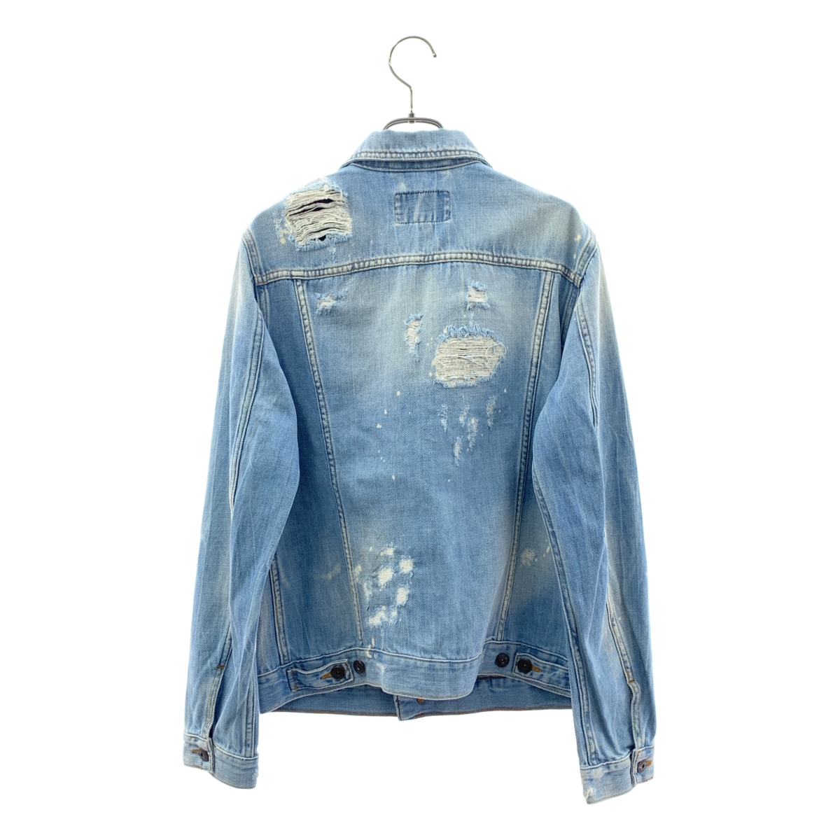 その他 ペンキ・ダメージ加工 デニムジャケット