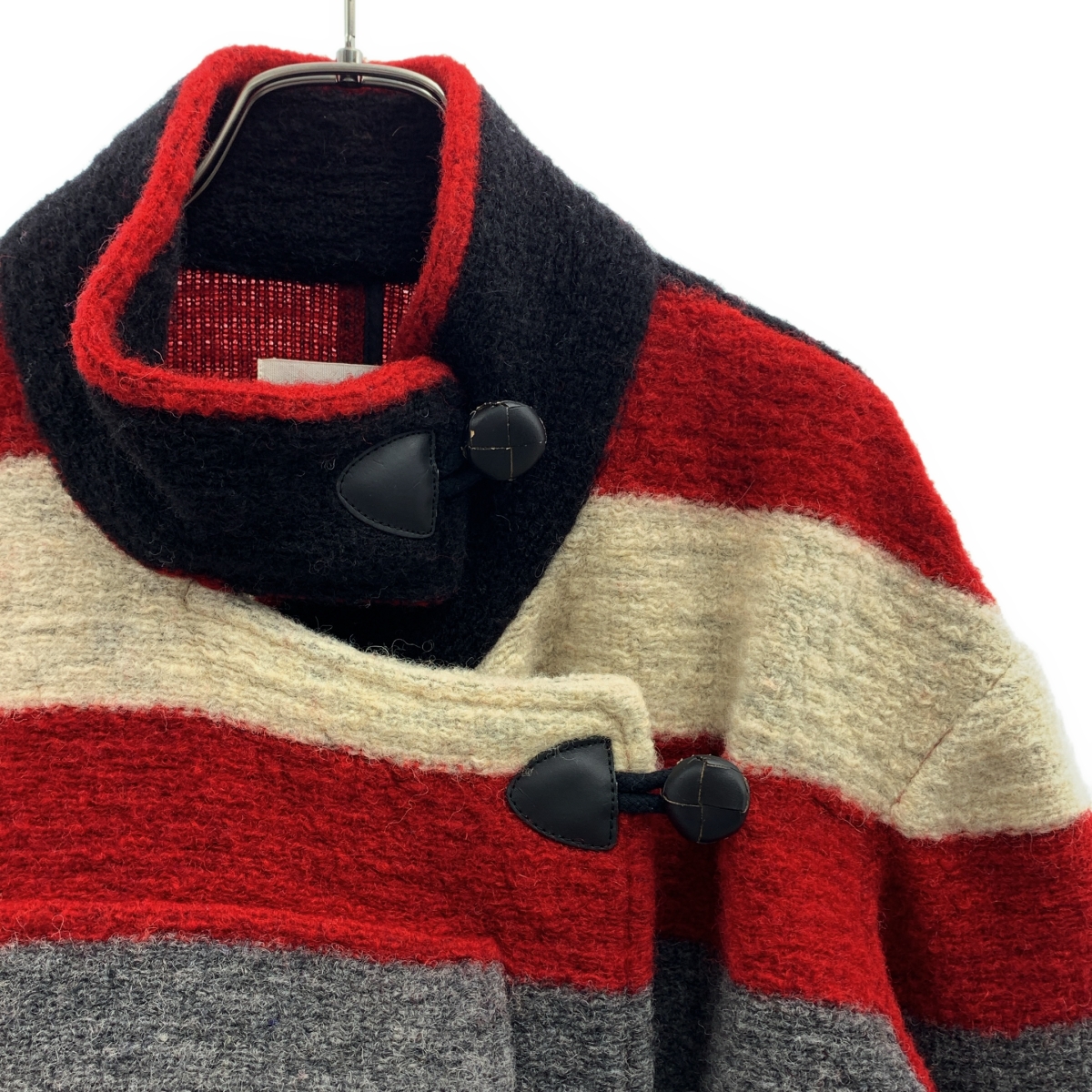 ISABEL MARANT ETOILE / イザベルマランエトワール ウール ボーダー ニット ショートコート