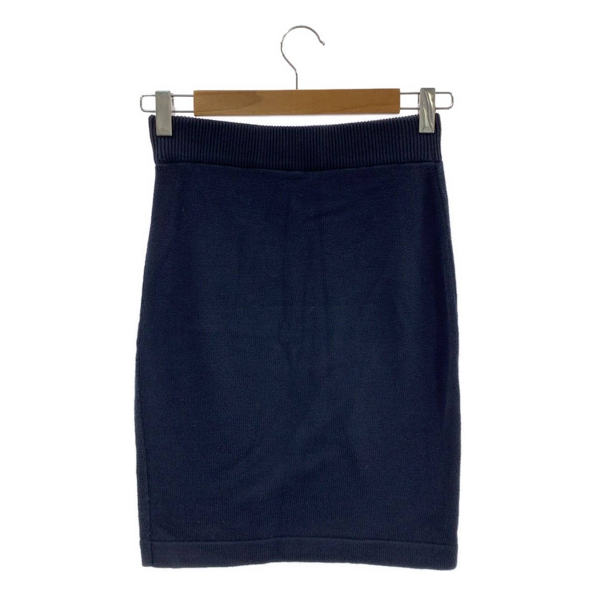 CHANEL / シャネル コットン ニット ウエストゴム スカート