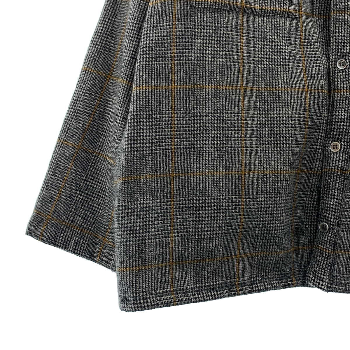 Graphpaper / グラフペーパー GLENCHECK WOOL L/S BOX SHIRT グレンチェック ボックスシャツ