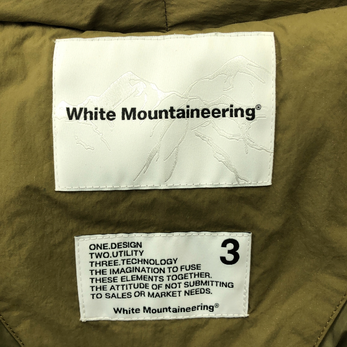 White Mountaineering / ホワイトマウンテニアリング × TAION / タイオン HANTEN DOWN JACKET / ハンテン ダウン ジャケット