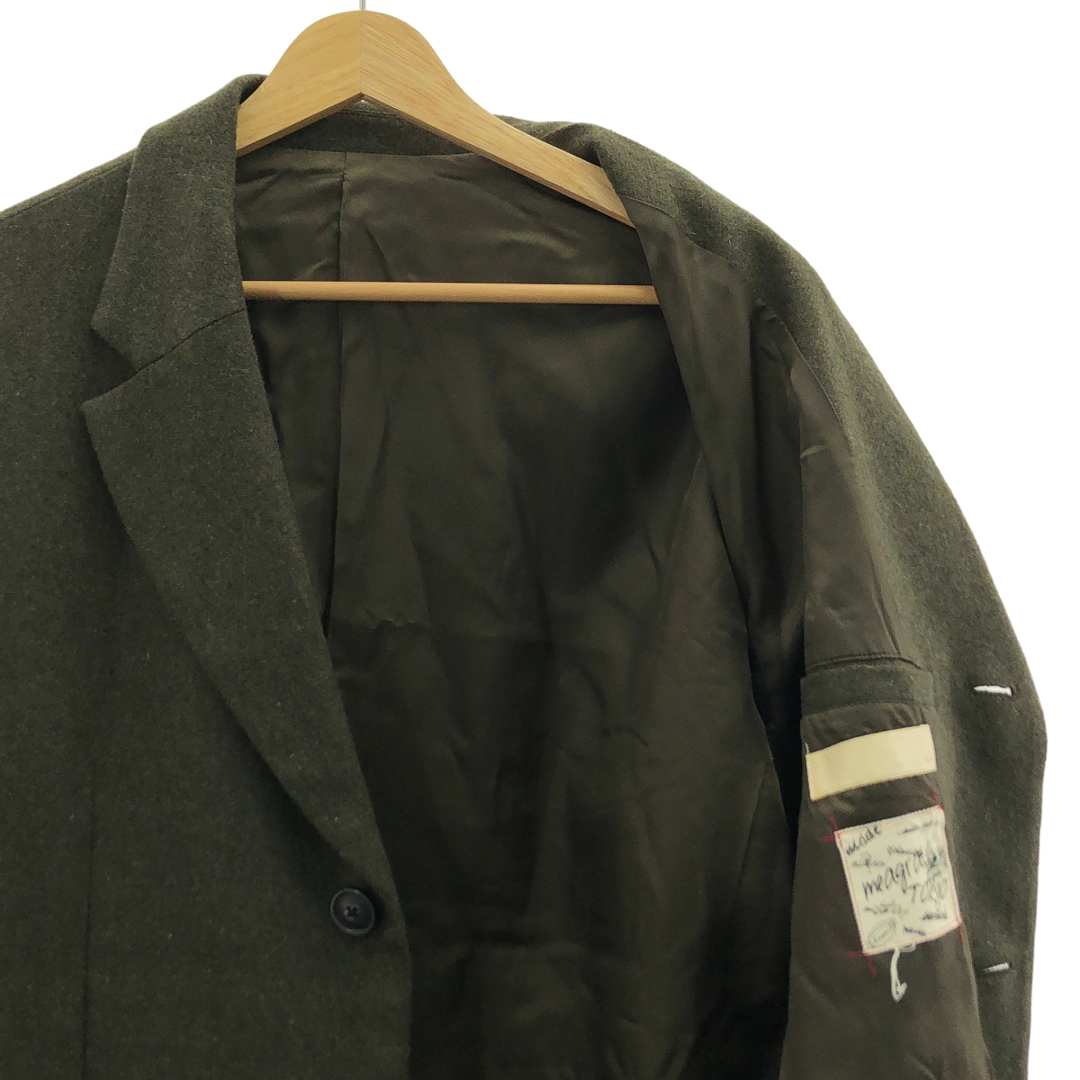 meagratia / メアグラーティア ウール カットオフ ロングコート