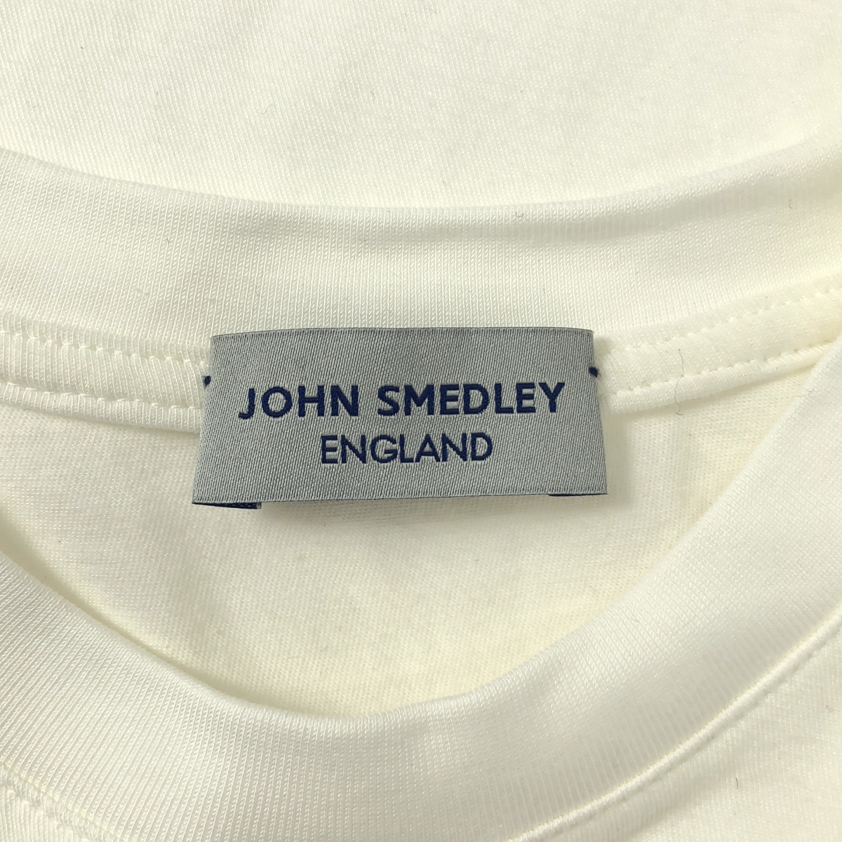 JOHN SMEDLEY / ジョンスメドレー コットン オーバーサイズクルーネックＴシャツ