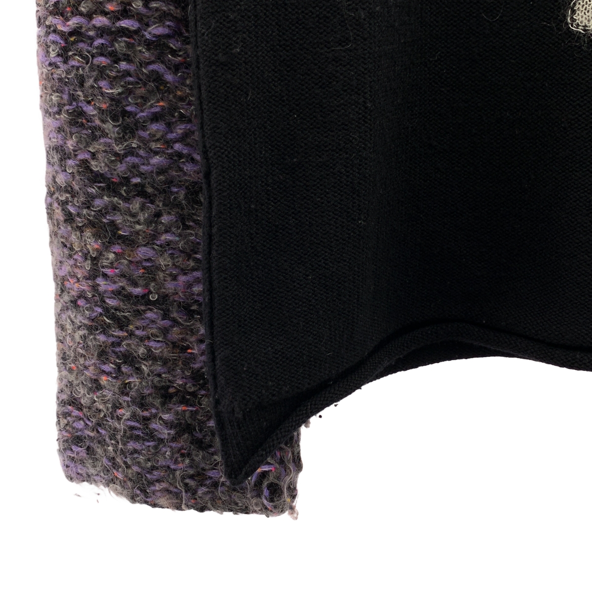 tricot COMME des GARCONS / トリココムデギャルソン スリーブ切替 ロゴ クルーネックニット