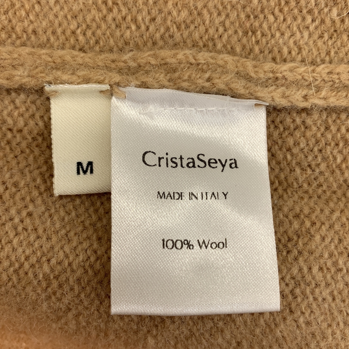 Cristaseya / クリスタセヤ ウール プルオーバー ニット