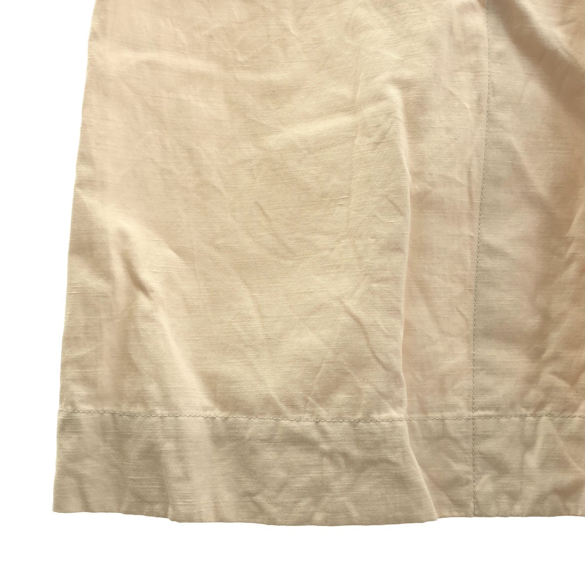 TOUJOURS / トゥジュー コットン リネン ステンカラー コート