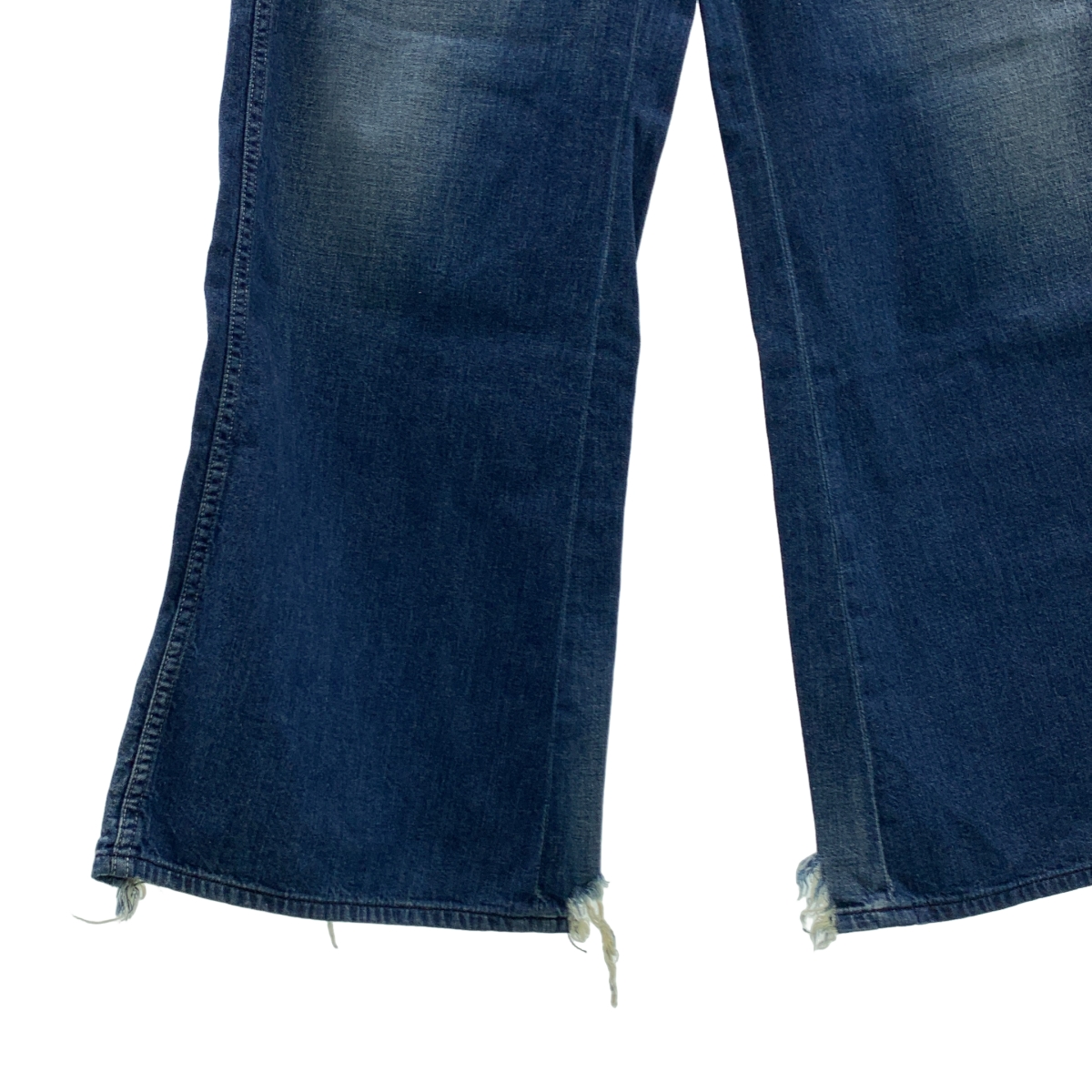 67 nowos / ロクシチノーウォス カットオフ デニム ベイカー ワイドパンツ