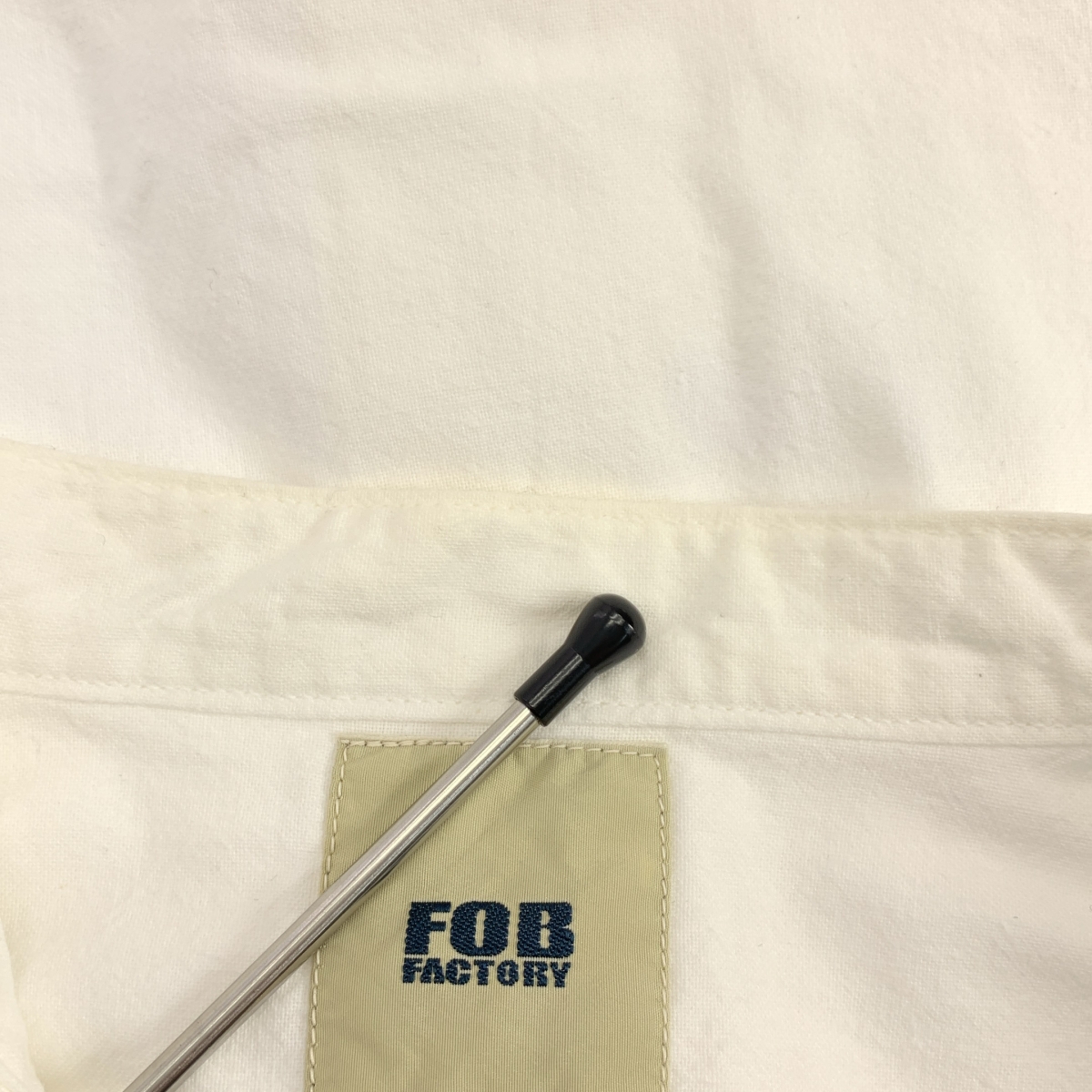 その他 コットン バンドカラー シャツ