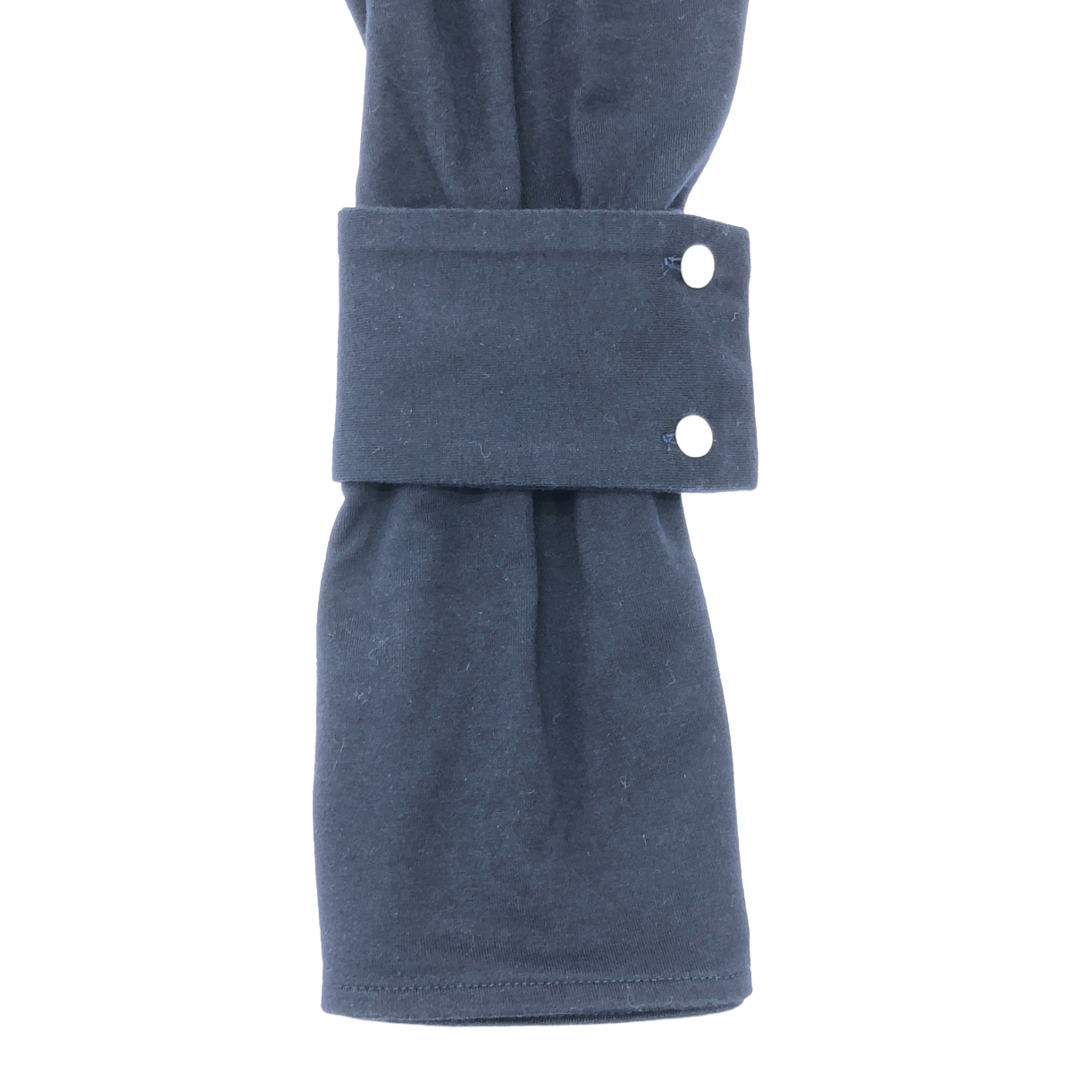 CINOH / チノ コットン カシミヤ スリーブ ストラップ ブラウス カットソー