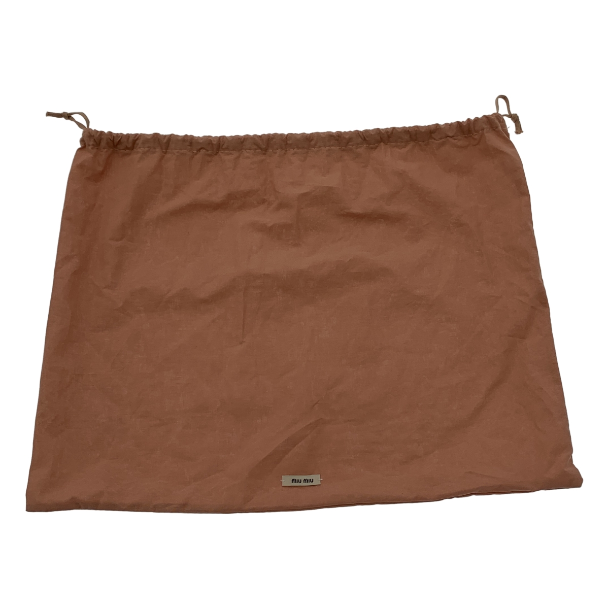 miu miu / ミュウミュウ ドリル ロゴ ベースボール キャップ