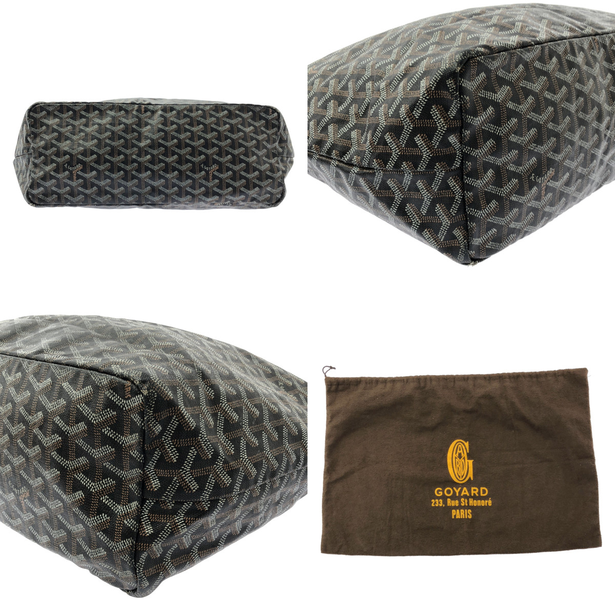 GOYARD / ゴヤール サンルイPM ディンキャンバス トートバッグ