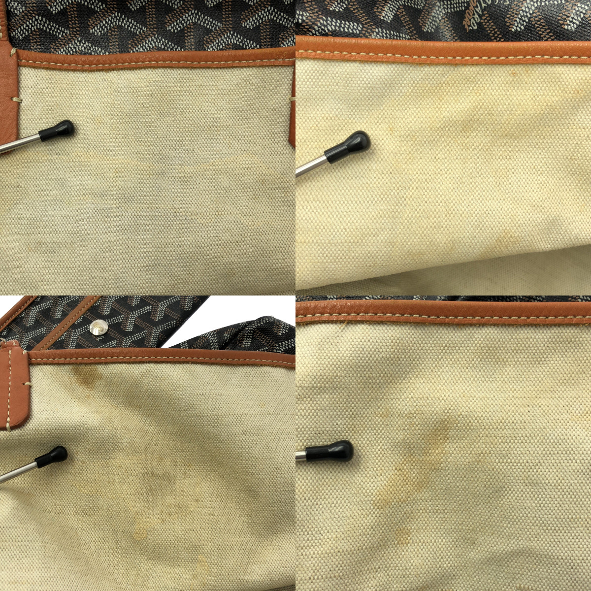 GOYARD / ゴヤール サンルイPM ディンキャンバス トートバッグ