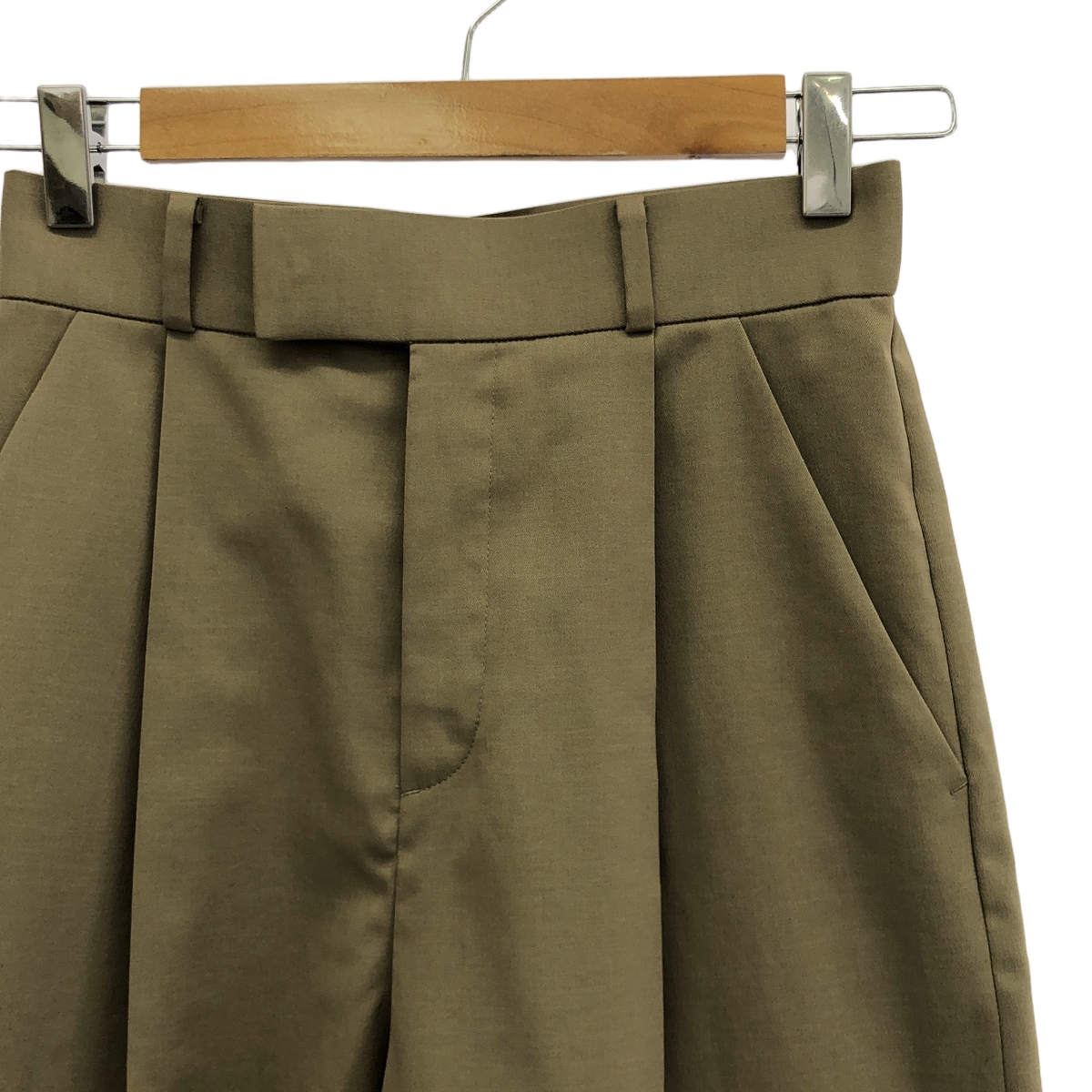 NOBLE / ノーブル エステル ツイル ストレッチ スラックス パンツ