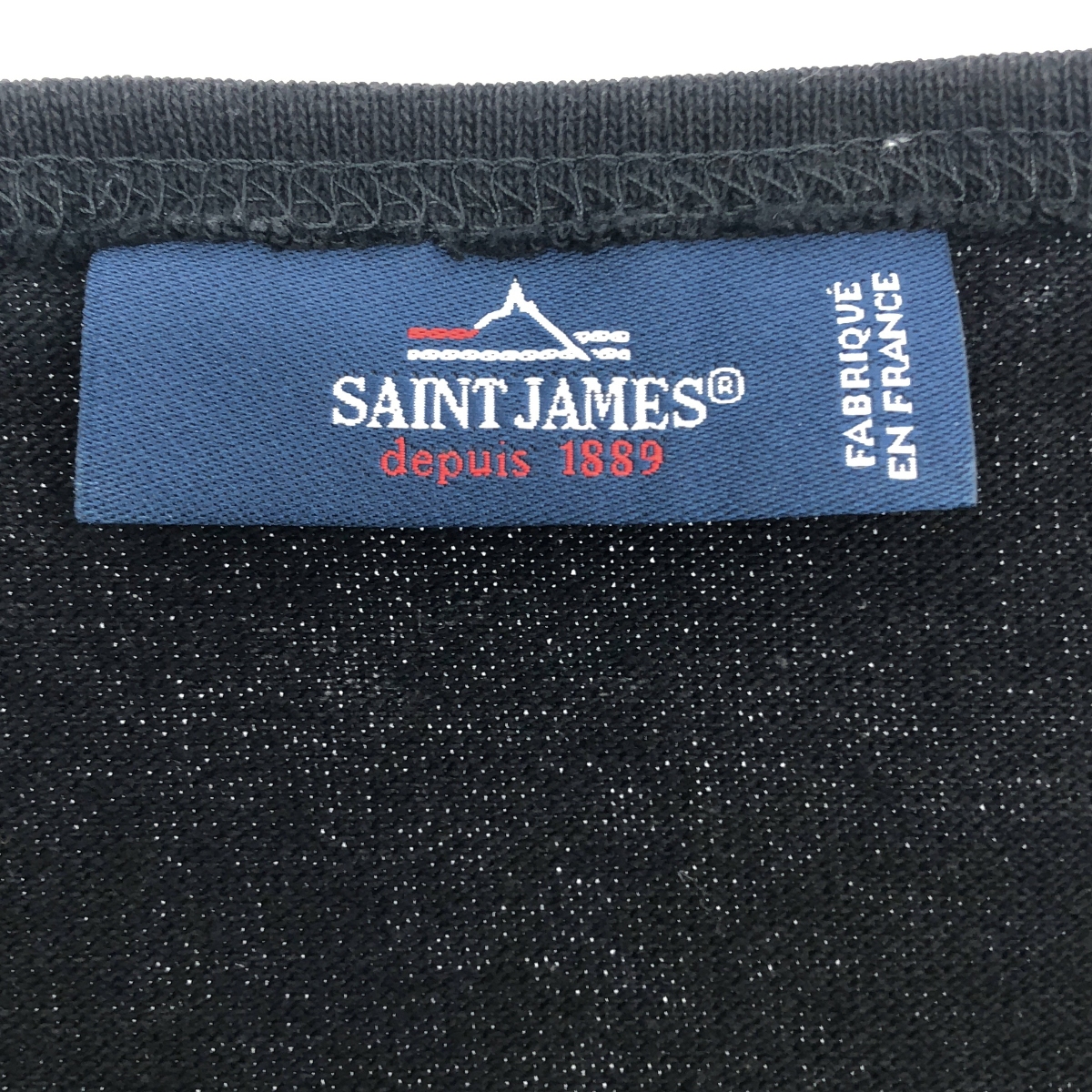 SAINT JAMES / セントジェームス ウェッソン エルバーパッチ バスクシャツ