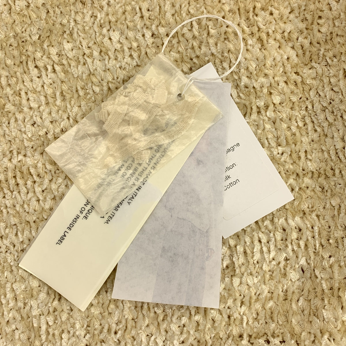 Boboutic / ボブティック シルク コットン クルーネック ニット セーター