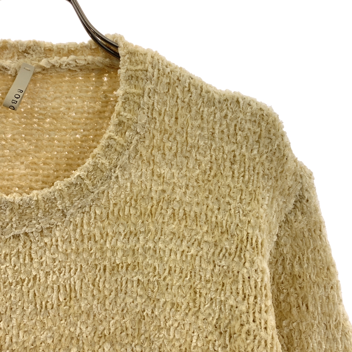 Boboutic / ボブティック シルク コットン クルーネック ニット セーター