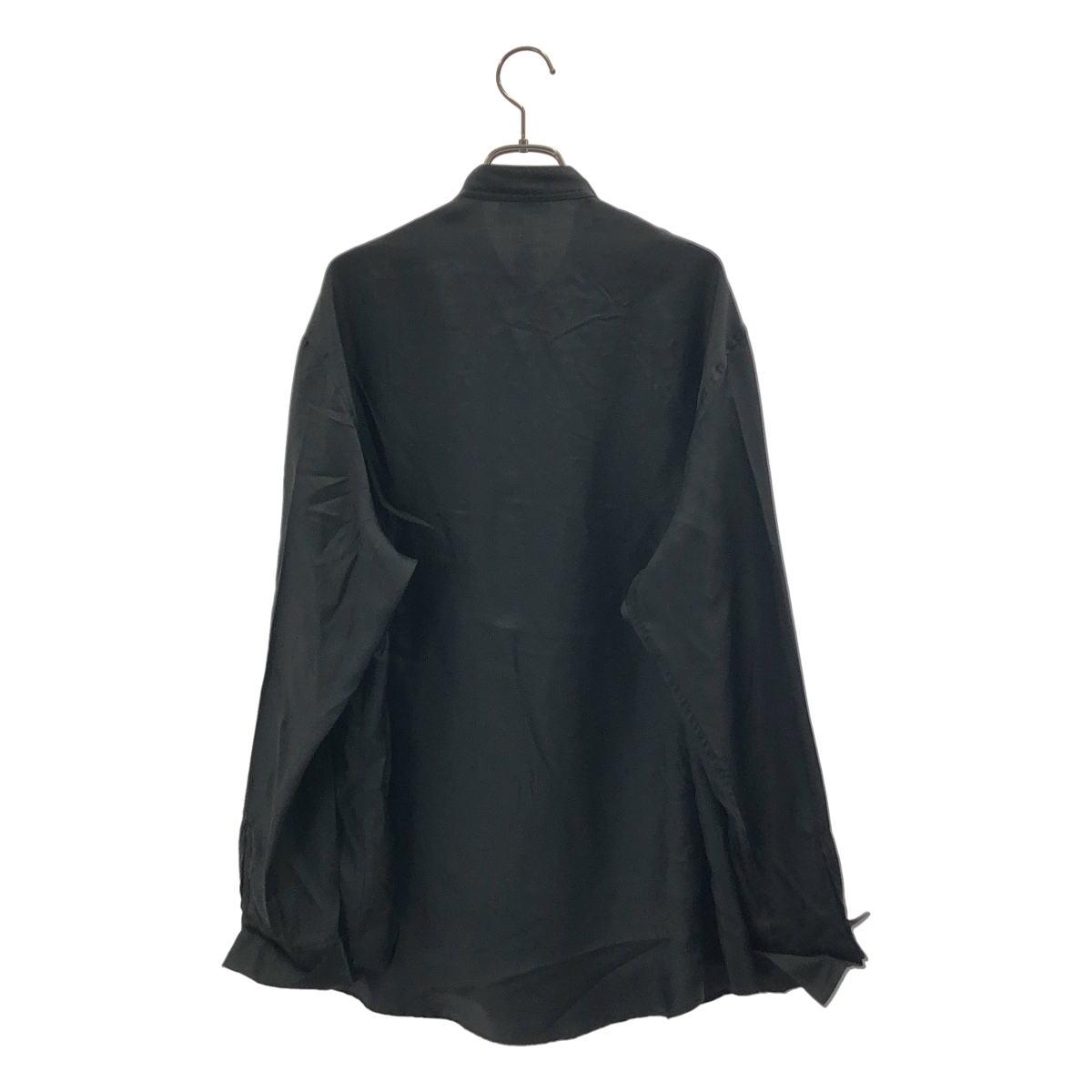 LIMI feu / リミフゥ ポリエステル ピンタック バンドカラーシャツ