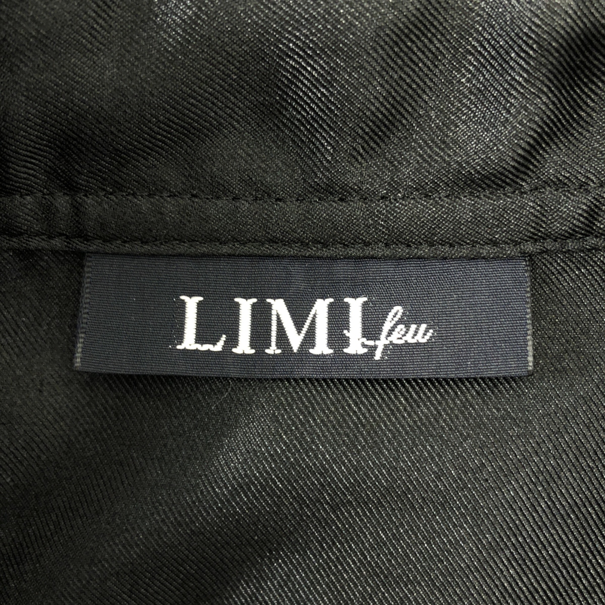 LIMI feu / リミフゥ ポリエステル ピンタック バンドカラーシャツ