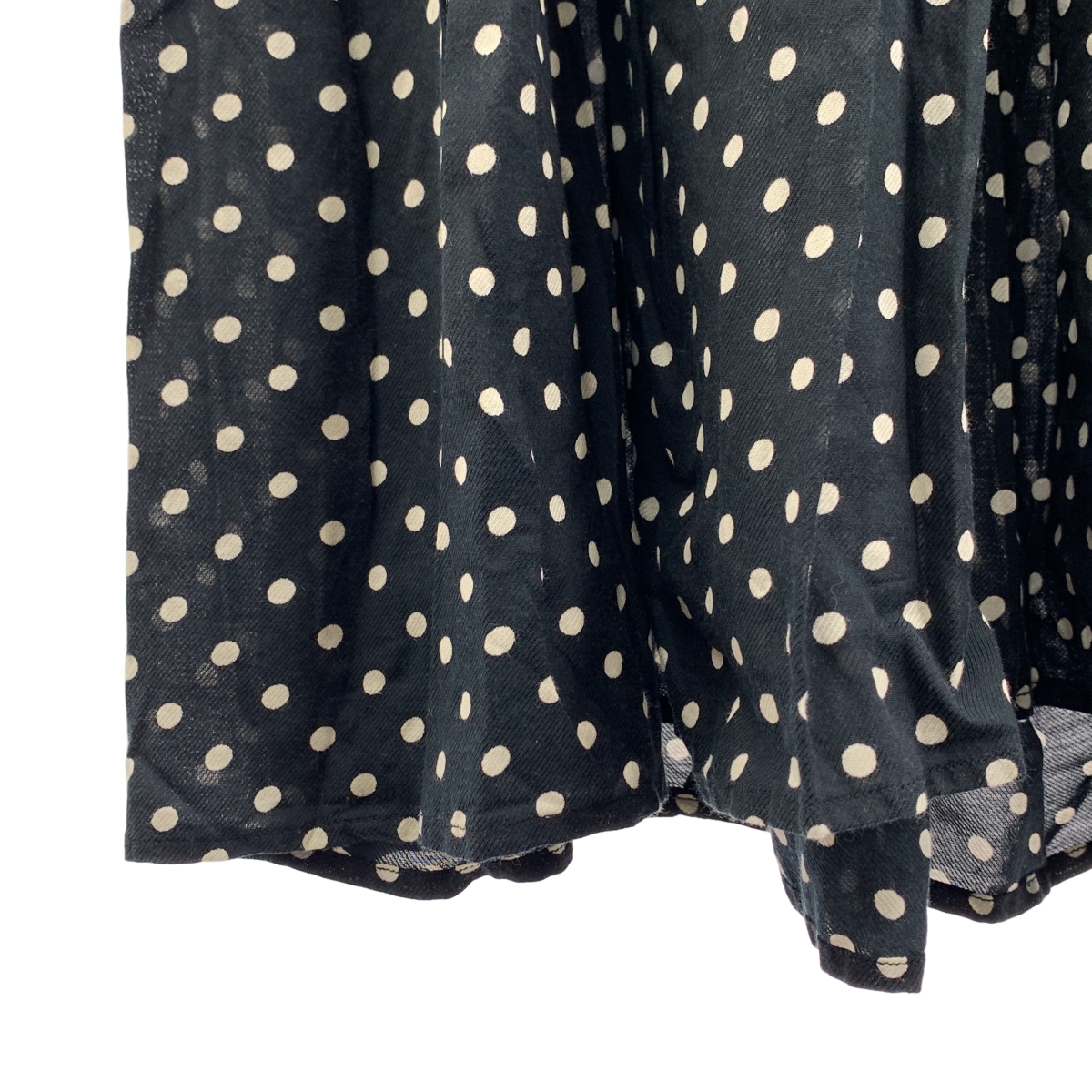 ne Quittez pas / ヌキテパ コットン レーヨン ドット Vネック ワンピース