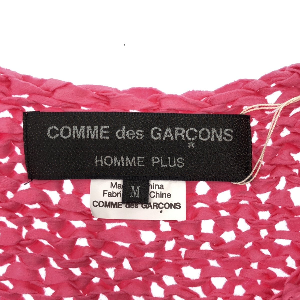 COMME des GARCONS HOMME PLUS / コムデギャルソンオムプリュス コットン テープヤーン ローゲージニット