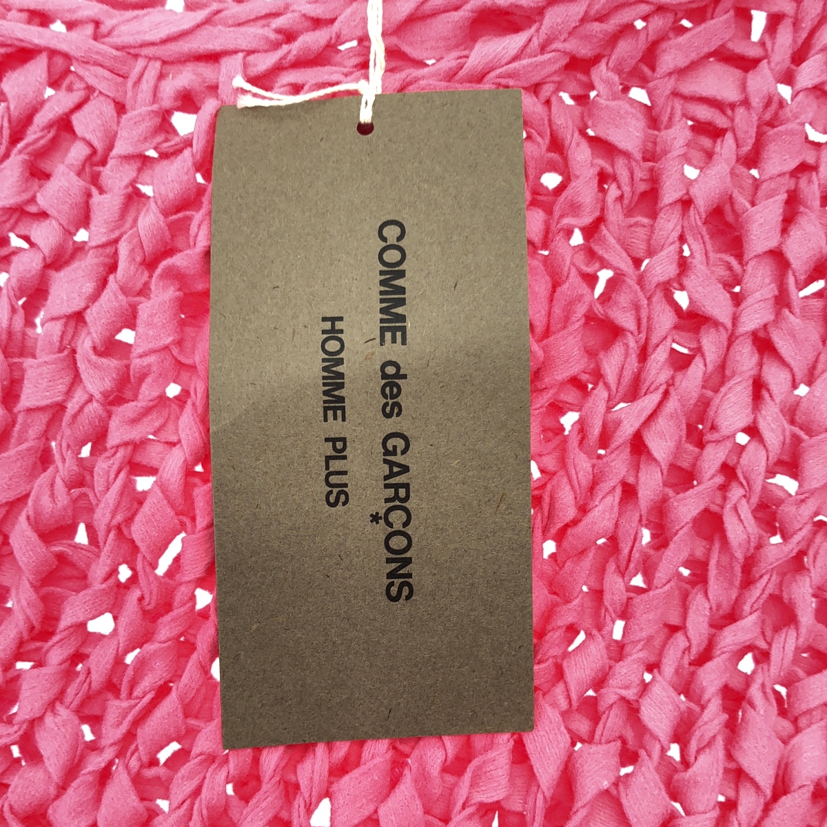 COMME des GARCONS HOMME PLUS / コムデギャルソンオムプリュス コットン テープヤーン ローゲージニット