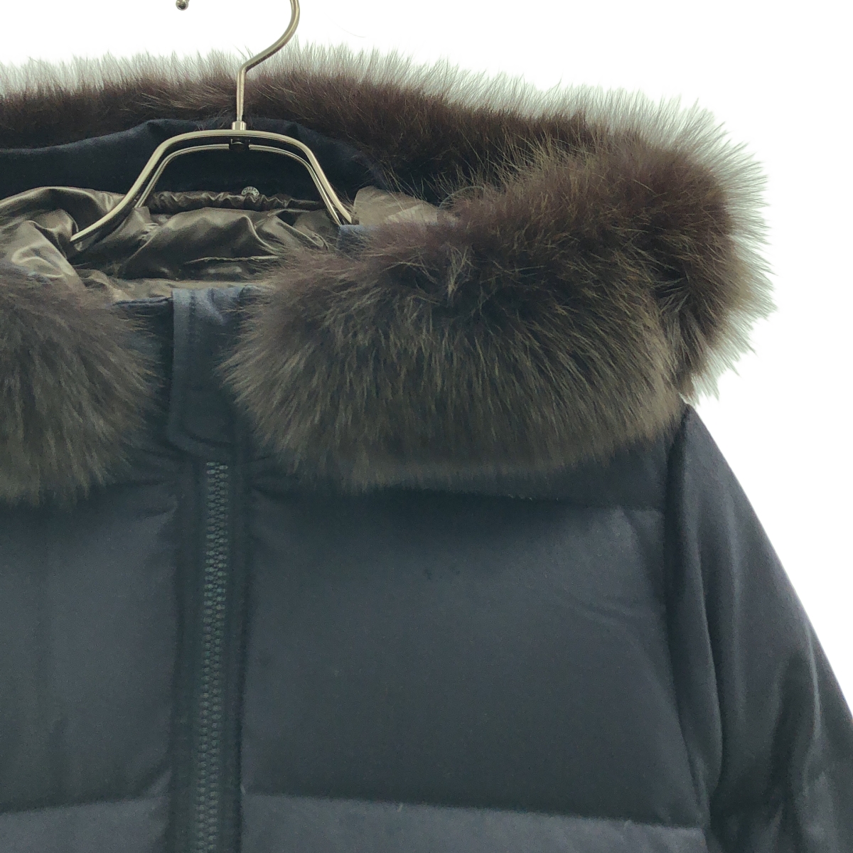 DUVETICA / デュベティカ Lanificio F.lli Cerruti社製 KAPPA ウール フードファー ダウンコート