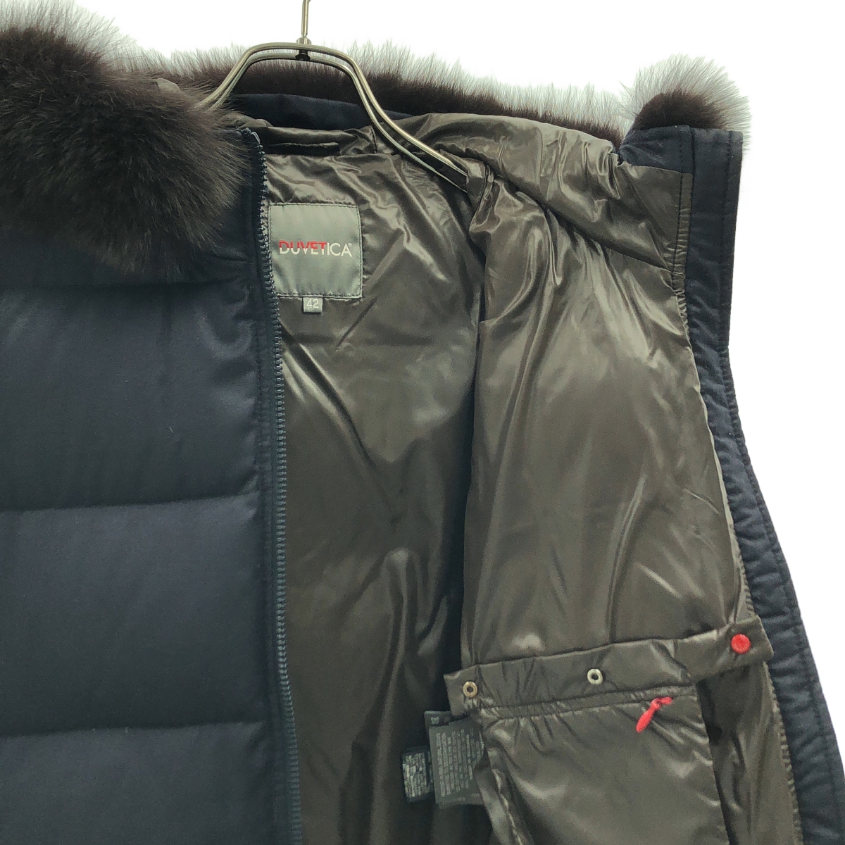 DUVETICA / デュベティカ Lanificio F.lli Cerruti社製 KAPPA ウール フードファー ダウンコート