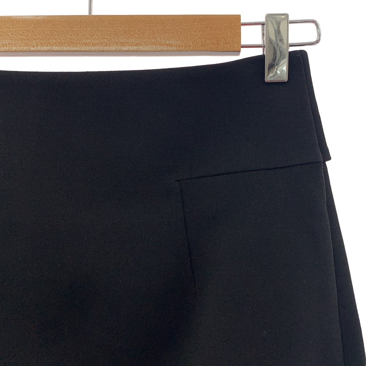 YOKO CHAN / ヨーコチャン トリアセテート サイドジップ スカート