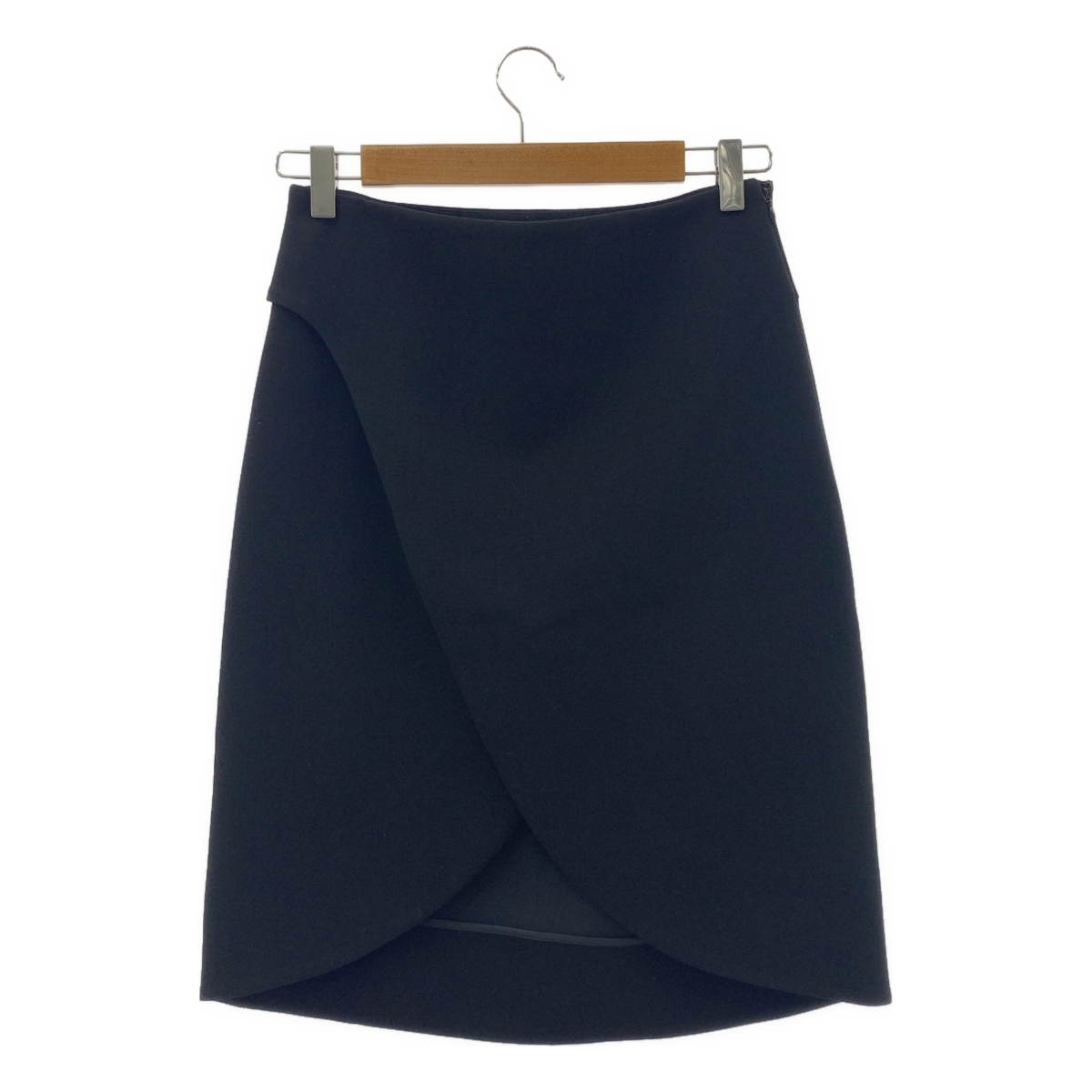 YOKO CHAN / ヨーコチャン トリアセテート サイドジップ スカート