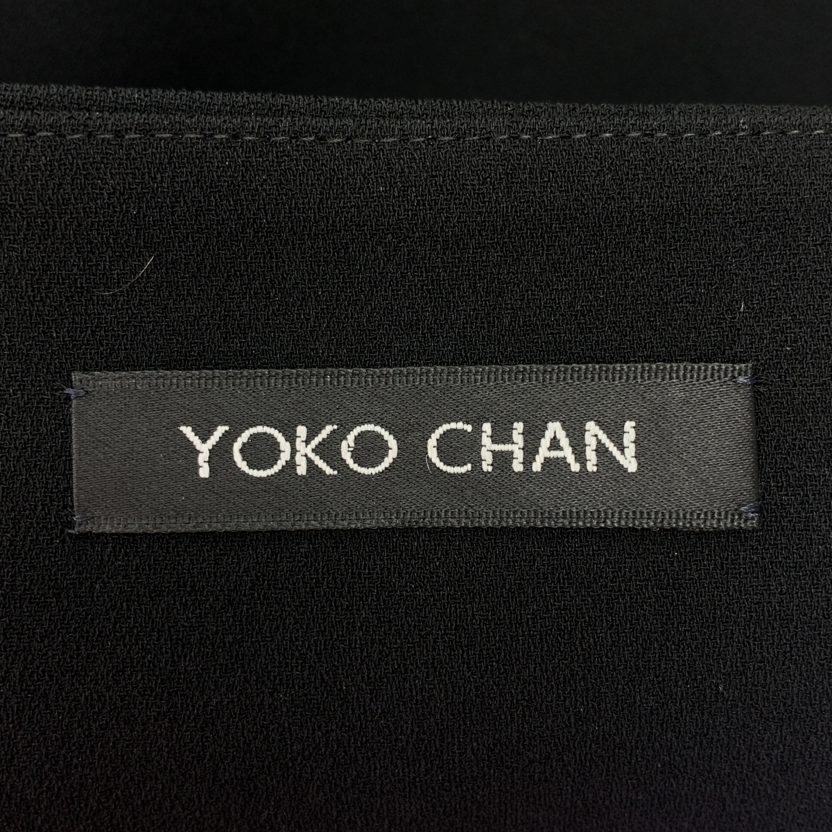 YOKO CHAN / ヨーコチャン トリアセテート サイドジップ スカート