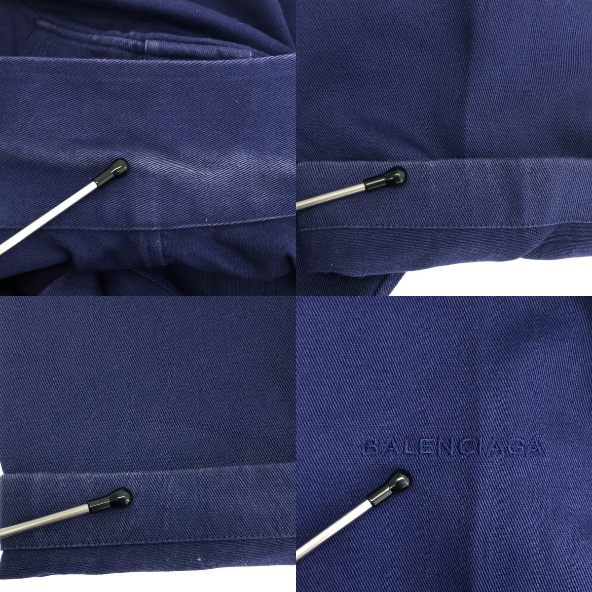 BALENCIAGA / バレンシアガ ツイルコットン 半袖 ミリタリーシャツ