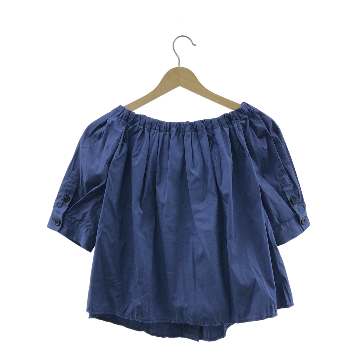 PRADA / プラダ ギャザー リボン ブラウス