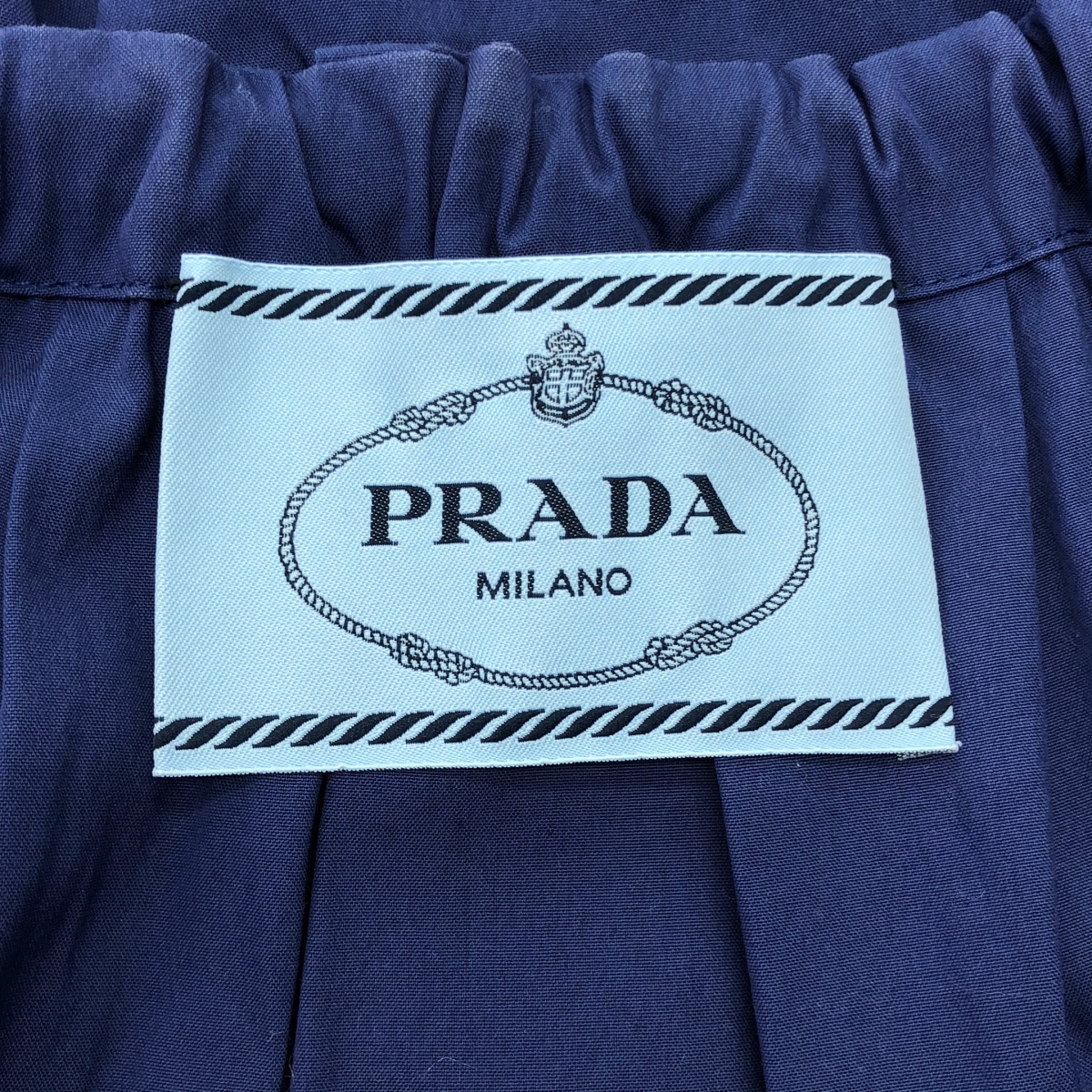 PRADA / プラダ ギャザー リボン ブラウス